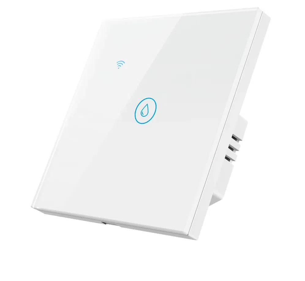 HS-001_diagonal_W_i.png Паметен WiFI болерски прекинувач на допир стаклен панел 20А 4000W  НулаФаза Бела