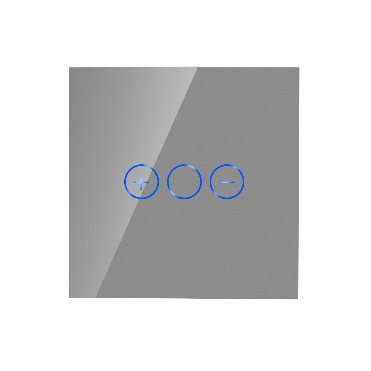 LD-0001_G_front.jpg Паметен WiFI потенциометар на допирстаклен панел 500W  НулаФаза Предна страна