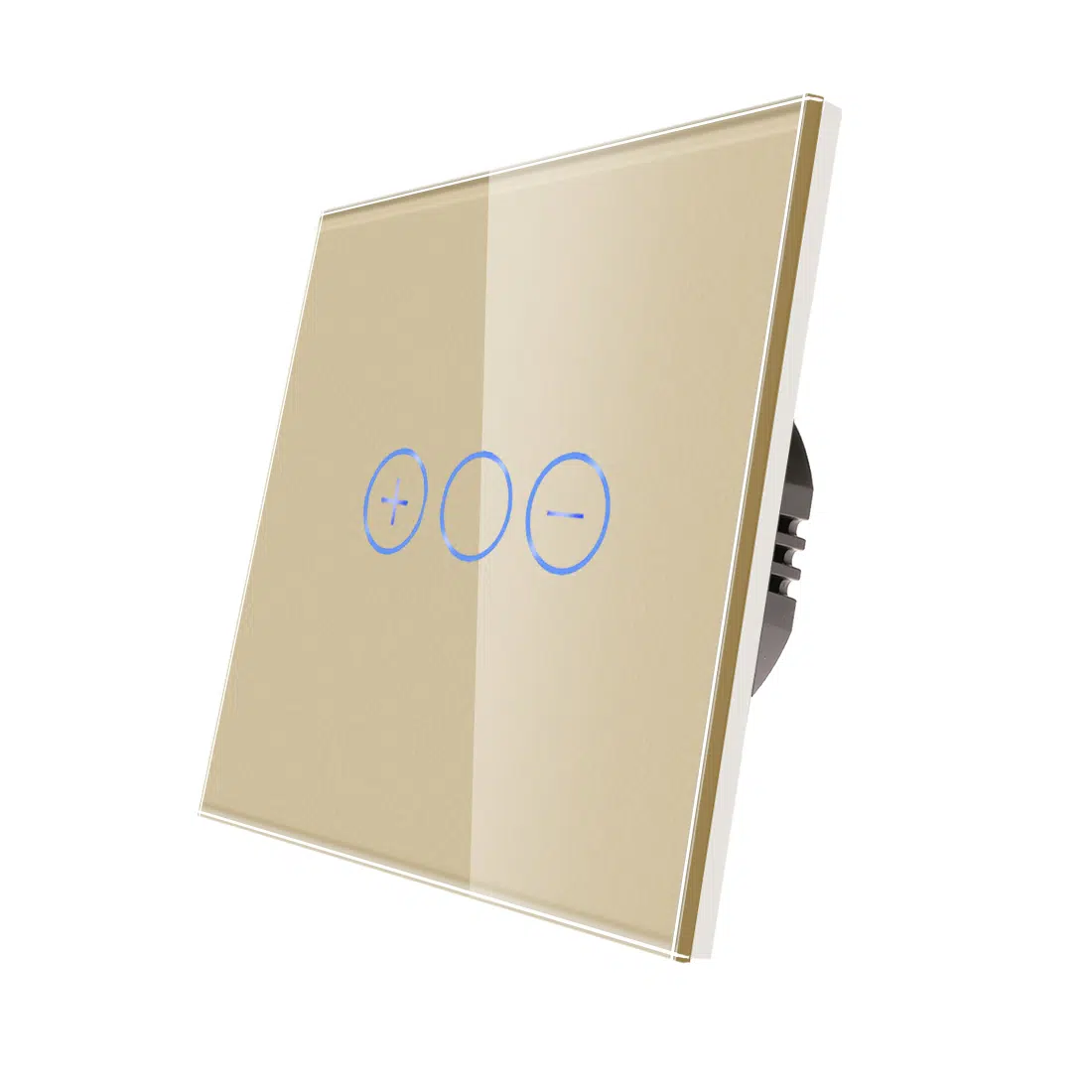 LD-0001_diagonal_A.jpg Паметен WiFI потенциометар на допирстаклен панел 500W  НулаФаза Златна