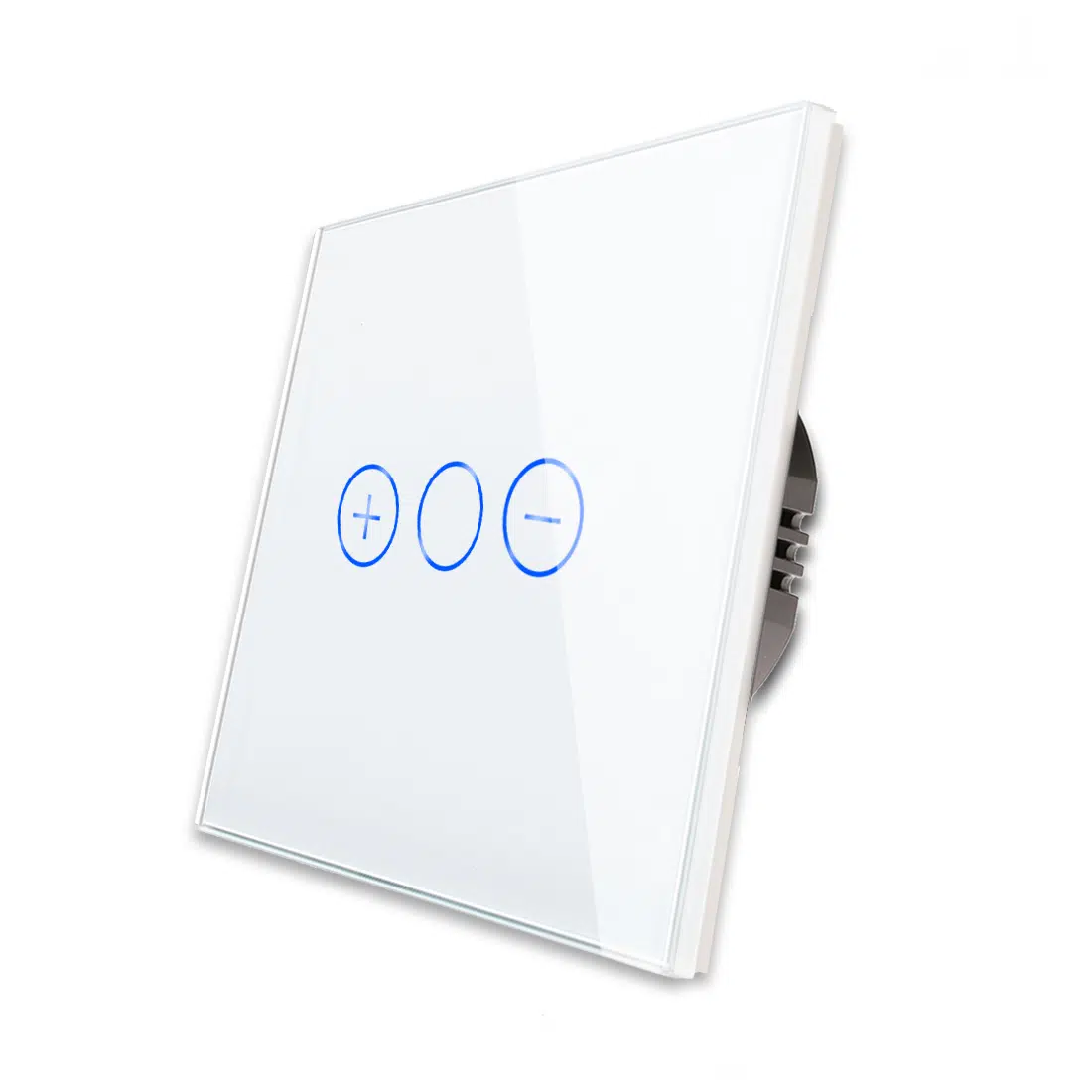 LD-0001_diagonal_W.jpg Паметен WiFI потенциометар на допирстаклен панел 500W  НулаФаза Бела