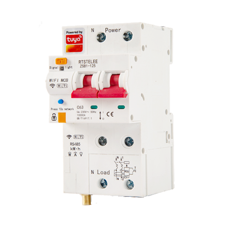 2BT2P-80LM_front Паметен WiFI осигурувач 2P 80A